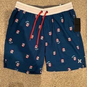 NWT Hurley Swim Trunks Size Medium